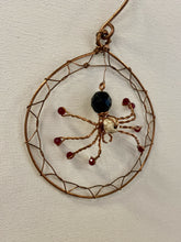 Load image into Gallery viewer, Stone Turner Creations - Copper Spider Ornament