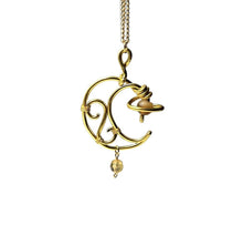 Load image into Gallery viewer, Kiss My Craft - Saturn Moon Pendant, Jewelry, Kiss My Craft, Atrium 916 - Sacramento.Shop