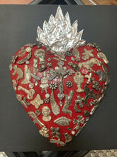 Load image into Gallery viewer, Maggie Devos - Framed Milagro Flamed Heart