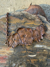 Load image into Gallery viewer, Stone Goblin Studios - Electroformed Hydrangea Blossom Necklace