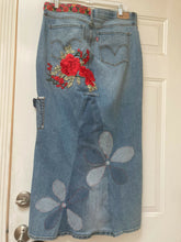 Load image into Gallery viewer, Maggie Devos-Boho Skirt-Floral patchwork-Size 14M, Fashion, Maggie Devos, Atrium 916 - Sacramento.Shop