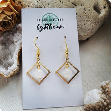 Load image into Gallery viewer, Island Girl Art - Natural Stone Earrings - White Jade, Jewelry, Island Girl Art by Rhean, Atrium 916 - Sacramento.Shop