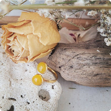 Load image into Gallery viewer, Island Girl Art - Wire Wrapped Ring - Citrine Duo, Jewelry, Island Girl Art by Rhean, Atrium 916 - Sacramento.Shop
