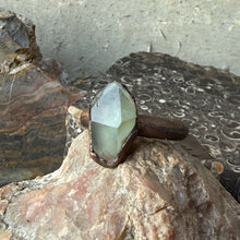 Load image into Gallery viewer, Stone Goblin Studios - Chlorite Included Quartz Crystal Ring