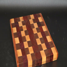 Load image into Gallery viewer, Lake Forest Woodworks - Paduk, Maple, and Cherry End Grain Cutting Board, Kitchen & Dishware, Lake Forest Wood Works, Atrium 916 - Sacramento.Shop