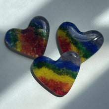 Load image into Gallery viewer, Shop for Hope- "Heart full of PRIDE" Glass Heart, Glasswork, Shop For Hope, Atrium 916 - Sacramento.Shop
