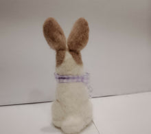 Load image into Gallery viewer, nestneedlesandknots - Felted Bunny - Purple Ribbon, Crafts, Nestneedlesandknots, Atrium 916 - Sacramento.Shop