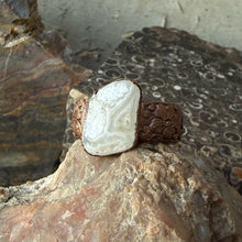 Load image into Gallery viewer, Stone Goblin Studios - California Oil Agate Ring
