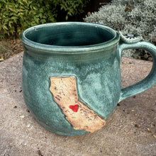 Load image into Gallery viewer, Angie Talbert Studios - Matte Green California Mug