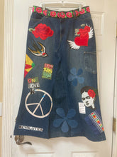 Load image into Gallery viewer, Maggie Devos-Boho Skirt-Winged heart-Frida, Size X lrg./16m, Fashion, Maggie Devos, Atrium 916 - Sacramento.Shop