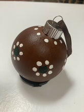 Load image into Gallery viewer, Maggie Devos - Handpainted Mexican Christmas ornament - Brown - reg