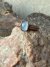 Load image into Gallery viewer, Stone Goblin Studios - Copper Aqua Chalcedony Ring