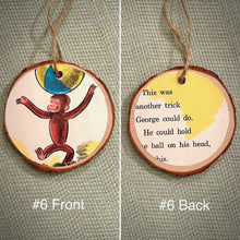 Load image into Gallery viewer, Enchanted Wood Goods - Storybook Ornaments - Curious George, Home Decor, Enchanted Wood Goods, Atrium 916 - Sacramento.Shop