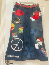 Load image into Gallery viewer, Maggie Devos-Boho Skirt-Winged heart-Frida, Size X lrg./16m, Fashion, Maggie Devos, Atrium 916 - Sacramento.Shop