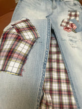 Load image into Gallery viewer, Maggie Devos-Boho Skirt-Gingham patches-Size 8, Fashion, Maggie Devos, Atrium 916 - Sacramento.Shop