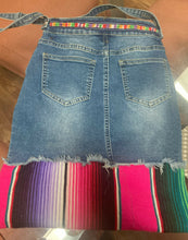 Load image into Gallery viewer, Maggie Devos - Boho Denim Bag - Red & blue Peacock, Fashion, Maggie Devos, Atrium 916 - Sacramento.Shop