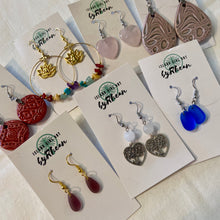 Load image into Gallery viewer, Island Girl Art - Upcycled & Nature Inspired Earrings, , Atrium 916 - Sacramento.Shop, Atrium 916 - Sacramento.Shop