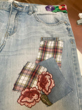 Load image into Gallery viewer, Maggie Devos-Boho Skirt-Gingham patches-Size 8, Fashion, Maggie Devos, Atrium 916 - Sacramento.Shop
