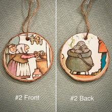 Load image into Gallery viewer, Enchanted Wood Goods - Storybook Ornaments - Strega Nona, Home Decor, Enchanted Wood Goods, Atrium 916 - Sacramento.Shop