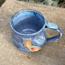 Load image into Gallery viewer, Angie Talbert Studios - Matte Blue California Mug