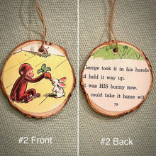 Load image into Gallery viewer, Enchanted Wood Goods - Storybook Ornaments - Curious George, Home Decor, Enchanted Wood Goods, Atrium 916 - Sacramento.Shop