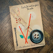 Load image into Gallery viewer, Enchanted Wood Goods - Vintage Button Hairpins, Jewelry, Enchanted Wood Goods, Atrium 916 - Sacramento.Shop