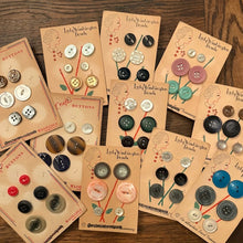 Load image into Gallery viewer, Enchanted Wood Goods - Vintage Button Earrings Mystery 3-Pack, Jewelry, Enchanted Wood Goods, Atrium 916 - Sacramento.Shop