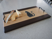 Load image into Gallery viewer, WCS Designs - Serving/Charcuterie board with Cat epoxy inlay, Wood Working, WCS Designs, Atrium 916 - Sacramento.Shop