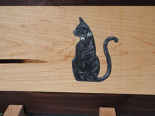 Load image into Gallery viewer, WCS Designs - Serving/Charcuterie board with Cat epoxy inlay, Wood Working, WCS Designs, Atrium 916 - Sacramento.Shop