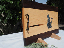 Load image into Gallery viewer, WCS Designs - Serving/Charcuterie board with Cat epoxy inlay, Wood Working, WCS Designs, Atrium 916 - Sacramento.Shop