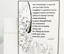 Load image into Gallery viewer, Persevere and Create - Friendship Poetry Card, Greeting Cards, Persevere and Create, Atrium 916 - Sacramento.Shop