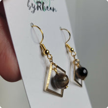Load image into Gallery viewer, Island Girl Art - Natural Stone Earrings - Tiger's Eye, Jewelry, Island Girl Art by Rhean, Atrium 916 - Sacramento.Shop