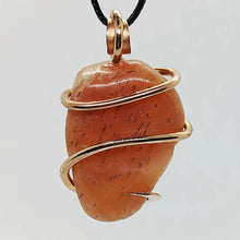 Load image into Gallery viewer, Arcane Moon - Wrapped Gem Pendants