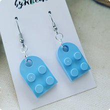 Load image into Gallery viewer, Island Girl Art - Upcycled Brick Earrings- Color Block, Jewelry, Island Girl Art by Rhean, Atrium 916 - Sacramento.Shop