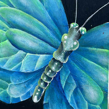 Load image into Gallery viewer, bubbles and bright colors - blue butterfly - atrium 916
