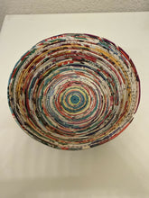 Load image into Gallery viewer, Paper Zen Designs - Rolled Upcycled Magazine Paper Container #38, Home Decor, Paper Zen Designs, Atrium 916 - Sacramento.Shop