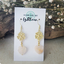Load image into Gallery viewer, Island Girl Art - Natural Stone Earrings - Yellow Aventurine, Jewelry, Island Girl Art by Rhean, Atrium 916 - Sacramento.Shop