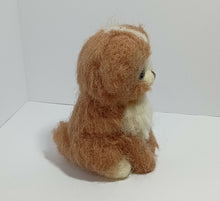 Load image into Gallery viewer, nestneedlesandknots - felted Dog keychain - yellow eyes, Crafts, Nestneedlesandknots, Atrium 916 - Sacramento.Shop