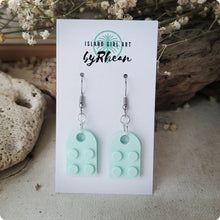 Load image into Gallery viewer, Island Girl Art - Upcycled Brick Earrings- Color Block, Jewelry, Island Girl Art by Rhean, Atrium 916 - Sacramento.Shop