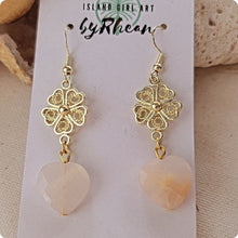 Load image into Gallery viewer, Island Girl Art - Natural Stone Earrings - Yellow Aventurine, Jewelry, Island Girl Art by Rhean, Atrium 916 - Sacramento.Shop