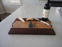 Load image into Gallery viewer, WCS Designs - Serving/Charcuterie board w/ Cat epoxy inlay, Wood Working, WCS Designs, Atrium 916 - Sacramento.Shop