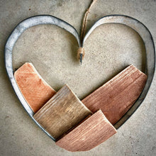 Load image into Gallery viewer, Enchanted Wood Goods - Wine Barrel Heart Wood Landscape, Wall Art, Enchanted Wood Goods, Atrium 916 - Sacramento.Shop