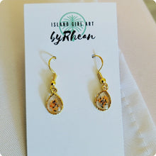 Load image into Gallery viewer, Island Girl Art - Pressed Flower Earrings -, Jewelry, Island Girl Art by Rhean, Atrium 916 - Sacramento.Shop