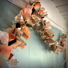 Load image into Gallery viewer, Enchanted Wood Goods - Scrap Fabric Garland, Home Decor, Enchanted Wood Goods, Atrium 916 - Sacramento.Shop