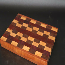Load image into Gallery viewer, Lake Forest Woodworks - Paduk, Maple, and Cherry End Grain Cutting Board, Kitchen & Dishware, Lake Forest Wood Works, Atrium 916 - Sacramento.Shop