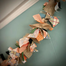 Load image into Gallery viewer, Enchanted Wood Goods - Scrap Fabric Garland, Home Decor, Enchanted Wood Goods, Atrium 916 - Sacramento.Shop