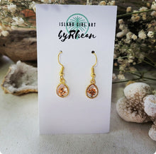 Load image into Gallery viewer, Island Girl Art - Pressed Flower Earrings -, Jewelry, Island Girl Art by Rhean, Atrium 916 - Sacramento.Shop