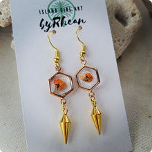 Load image into Gallery viewer, Island Girl Art - Pressed Flower Earrings -, Jewelry, Island Girl Art by Rhean, Atrium 916 - Sacramento.Shop