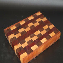Load image into Gallery viewer, Lake Forest Woodworks - Paduk, Maple, and Cherry End Grain Cutting Board, Kitchen & Dishware, Lake Forest Wood Works, Atrium 916 - Sacramento.Shop