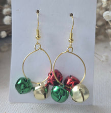 Load image into Gallery viewer, Island Girl Art - Upcycled Earrings - Jingle Bells Earrings, Jewelry, Island Girl Art by Rhean, Atrium 916 - Sacramento.Shop